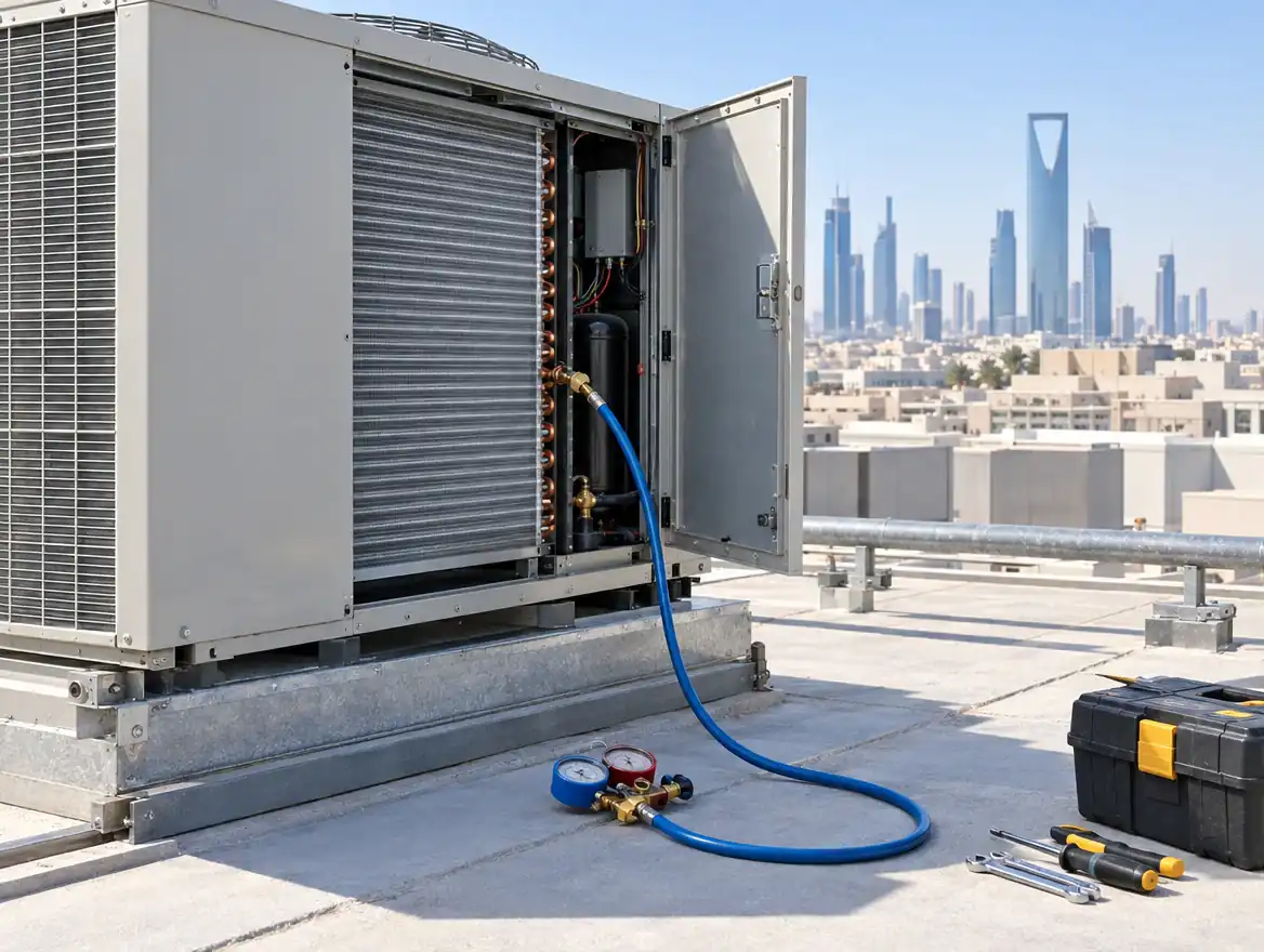 Illustrative image for Central AC cleaning