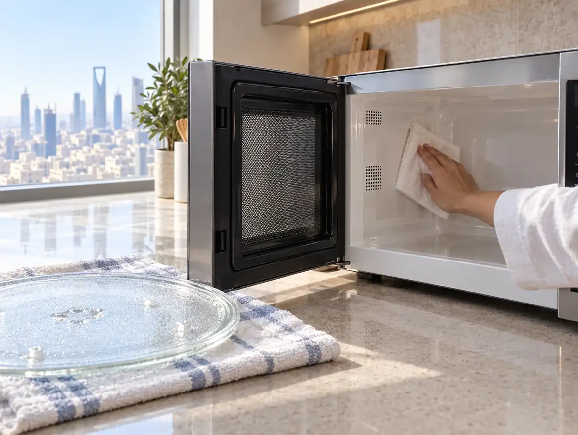 Illustrative image for Microwave cleaning