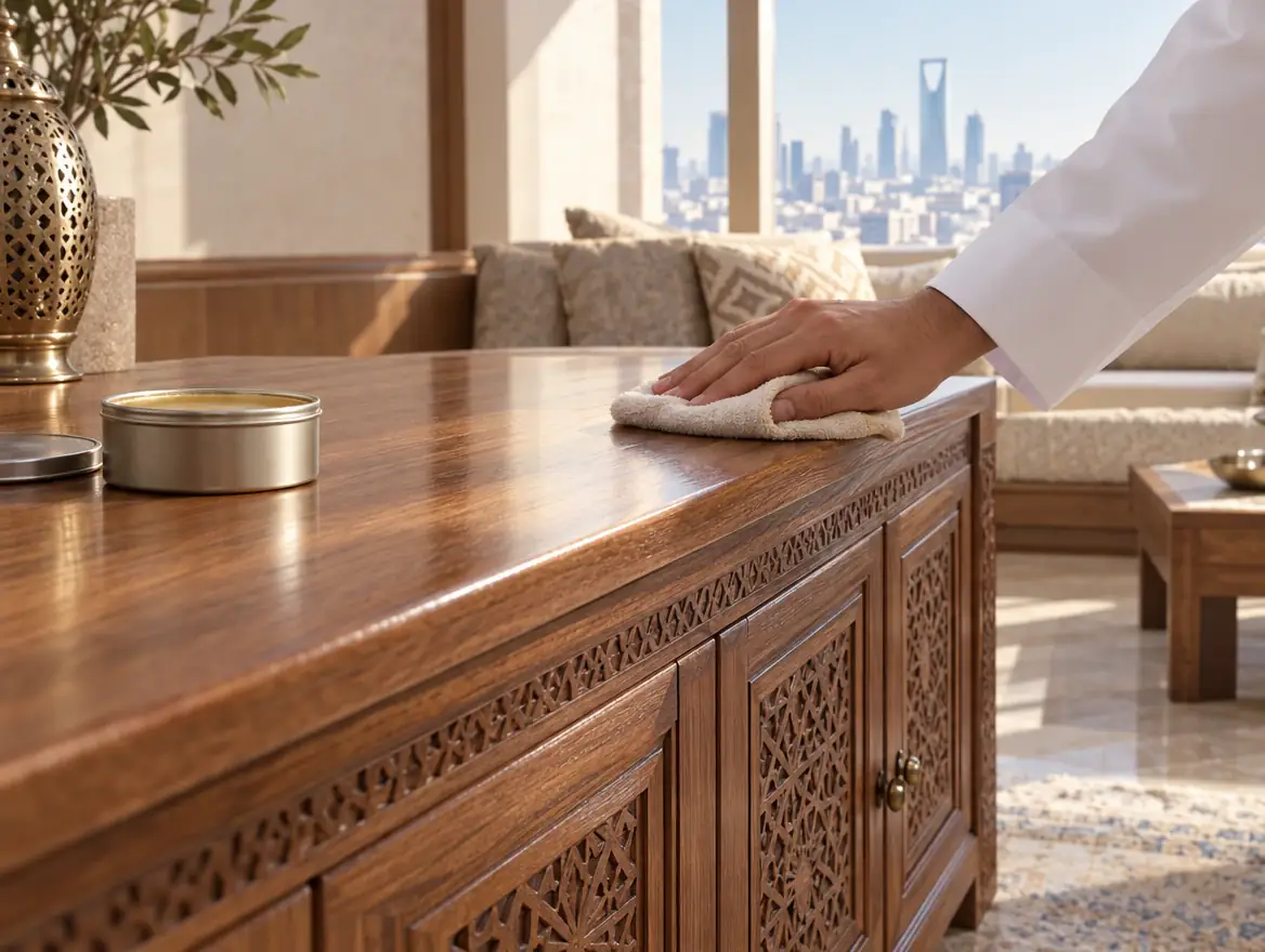 Illustrative image for Wood furniture cleaning