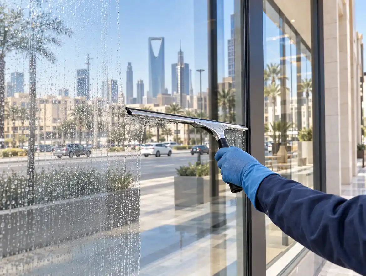 Illustrative image for Shop glass cleaning