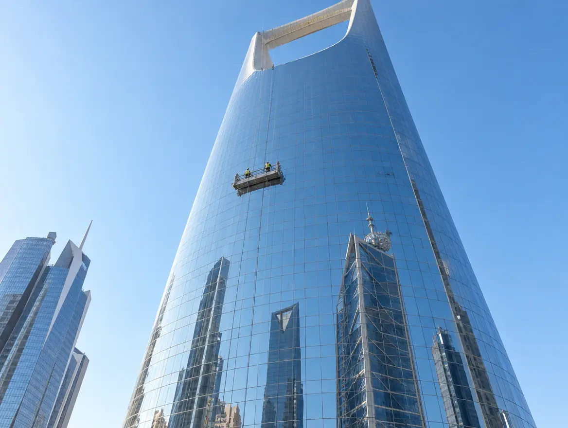 Illustrative image for Tower glass cleaning