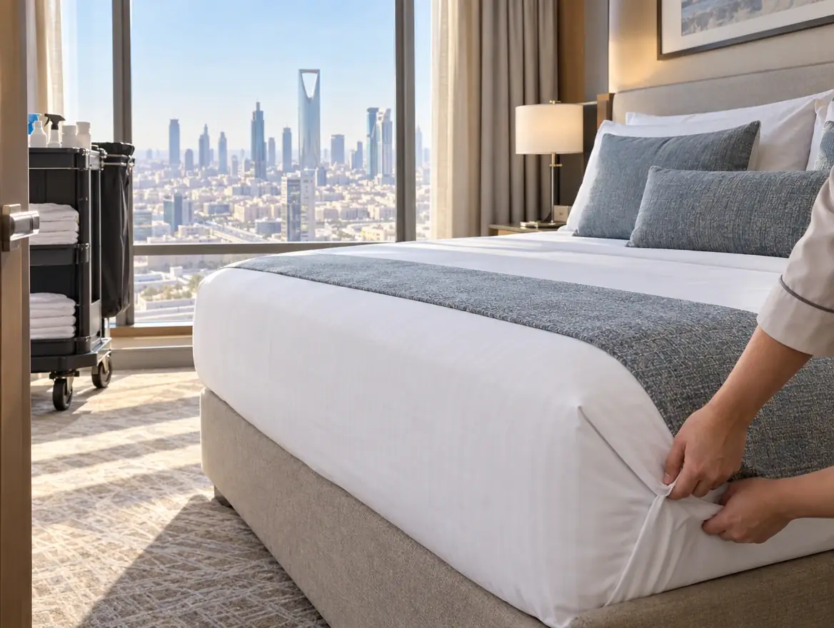 Illustrative image for Hotel room cleaning