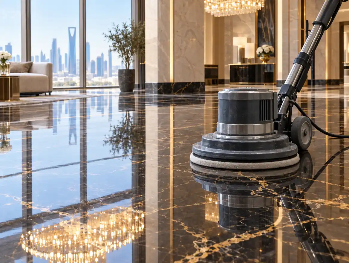Illustrative image for Black marble polishing