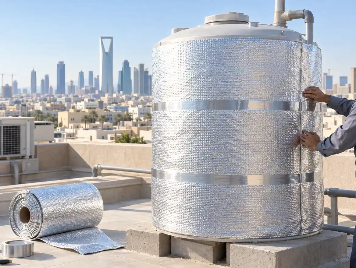 Illustrative image for Outside-tank insulation
