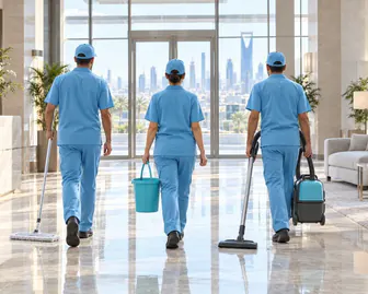 صورة توضيحية لخدمة شركات التنظيف (عام)